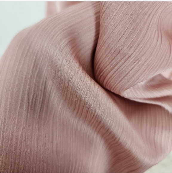 Baltic Born Dress Rose Prague Satin Maxi Deep V Neck Smocked Waist Size L - Picture 13 of 16